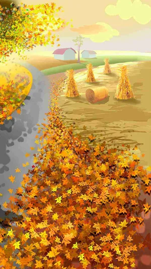 Enjoy The Vibrant Beauty Of Autumn With Iphone 6 Plus Wallpaper