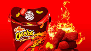 Enjoy The Zesty Flavor Of Hot Cheetos Wallpaper