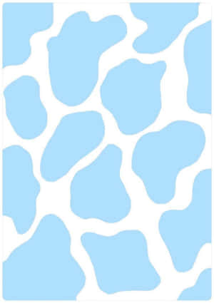Enjoy This Unique Blue Cow Print Wallpaper