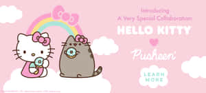 “enjoy Your Day With Pusheen Pc!” Wallpaper