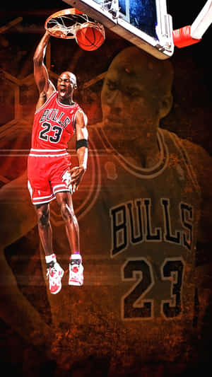 Enjoy Your Favorite Content Using The Latest Michael Jordan Iphone Wallpaper