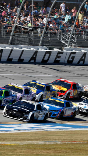 Enjoy Your Favorite Nascar Races On Your Iphone Wallpaper