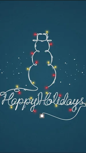 Enjoy Your Holiday Season With An Iphone In Your Hand Wallpaper