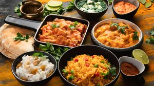 Enjoying A Delicious Meal Wallpaper