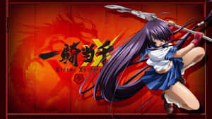 Enjoying A Good Fight - Ikki Tousen Wallpaper