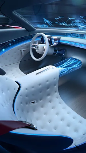 Enjoying A Joy Ride In A Luxury Car Wallpaper