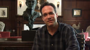 Enjoying A Laughing Moment With Diedrich Bader