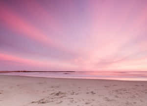 Enjoying A Perfect Day At The Beach Wallpaper