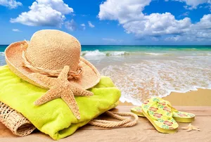 Enjoying A Relaxing Day At The Beach Wallpaper