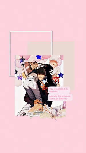 Enjoying A Relaxing Evening Together Wallpaper