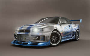 Enjoying Speed And Class With A Cool Nissan Skyline Wallpaper