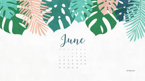 Enjoying The Summer Days With June's Tropical Escape Wallpaper