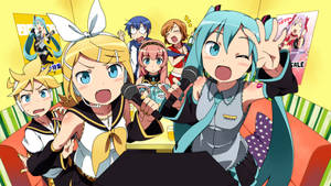 Enjoying The Vocaloid Music Wallpaper