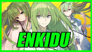 Enkidu Anime Character Collage Wallpaper