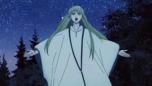 Enkidu Night Sky Anime Scene Wallpaper