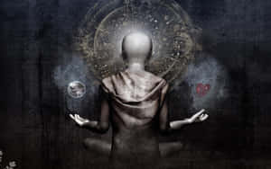 Enlightenment Through Spiritual Connection Wallpaper