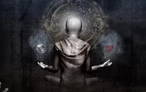 Enlightenment Through Spiritual Connection Wallpaper