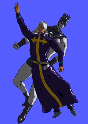 Enrico Pucci White Snake Wallpaper