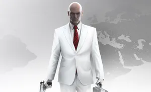 Enter The Shadowy World Of Hitman On Your Iphone Wallpaper