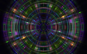 Enter The Vibrant World Of Trippy 3d Art Wallpaper