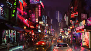 Enter The World Of Cyberpunk. Wallpaper