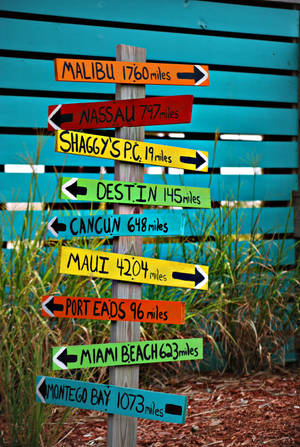 Enthralling Adventure At 4k Travel Signages Wallpaper