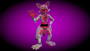 Enthralling Funtime Foxy On Stage Wallpaper