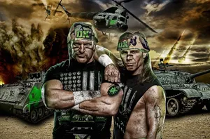 Enthralling Portrait Of Wwe Legend Shawn Michaels Wallpaper