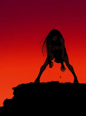 Envy, A Powerful Homunculus From Fullmetal Alchemist, In A Smirking Portrait Wallpaper