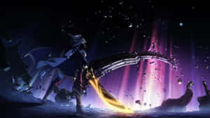 Epic Anime Battle Scene Wallpaper