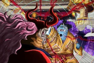 Epic_ Anime_ Battle_ Scene Wallpaper