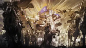 Epic Anime War Cavalry Wallpaper