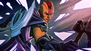 Epic Anti-mage In Action On Battlefield Wallpaper Wallpaper