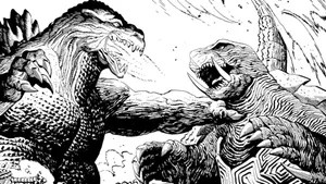 Epic Battle Between Godzilla And Gamera Wallpaper