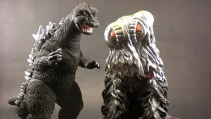 Epic Battle Between Godzilla And Hedorah Wallpaper