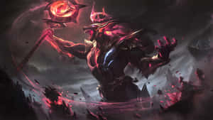 Epic Battle Between League Of Legends Champions In High-definition Wallpaper Wallpaper