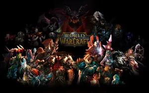 Epic Battle Between World Of Warcraft Races Wallpaper