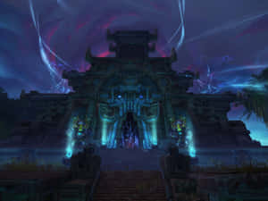 Epic Battle For The Azeroth World Of Warcraft Expansion Wallpaper