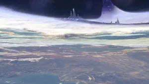 Epic Battle, Forces Unleash On The Halo Ring Wallpaper