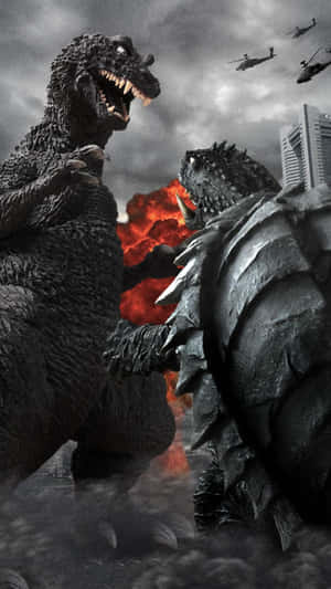 Epic Battle: Godzilla Vs Gamera Wallpaper