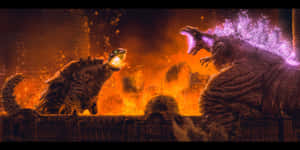 Epic Battle: Godzilla Vs Gamera Wallpaper