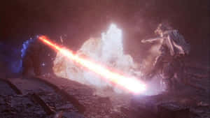 Epic Battle: Godzilla Vs Mechagodzilla Wallpaper