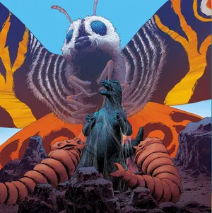 Epic Battle: Godzilla Vs Mothra Wallpaper