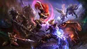 Epic Battle In Moba Universe Wallpaper