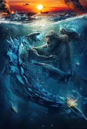 Epic Battle In Monsterverse Wallpaper