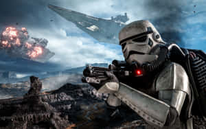 Epic Battle In Star Wars Games Wallpaper