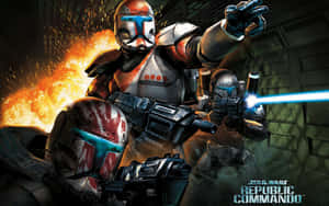 Epic Battle In Star Wars Games Wallpaper