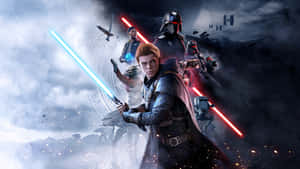 Epic Battle In The Star Wars Universe Wallpaper