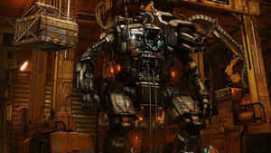 Epic Battle In The World Of Battletech Wallpaper