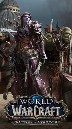 Epic Battle In World Of Warcraft: Battle For Azeroth Wallpaper